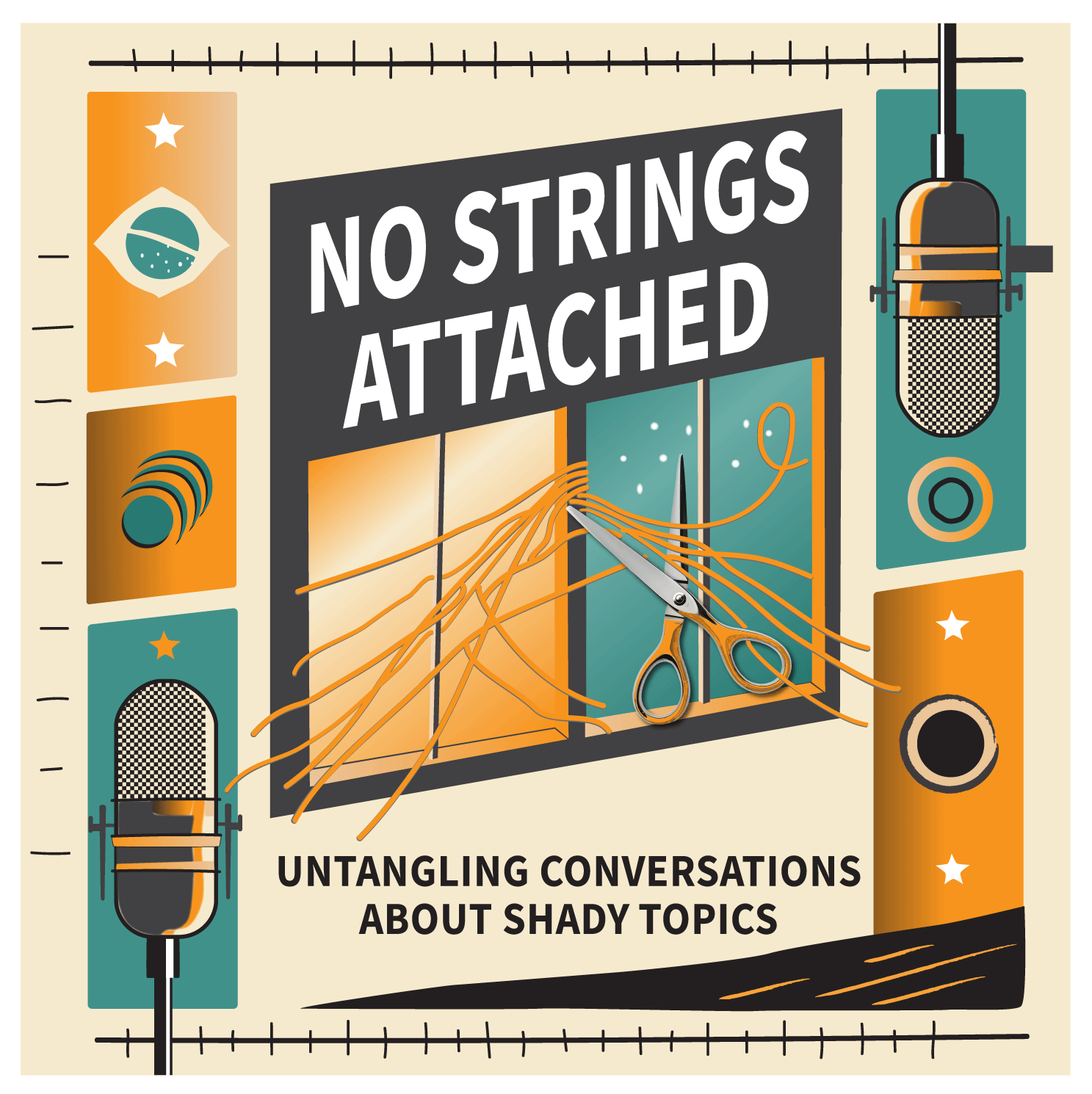No Strings Attached, podcast logo
