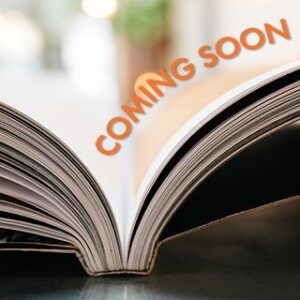 Book open photo with Coming Soon written