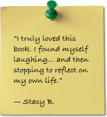 Sticky note with Stacy's testimonial